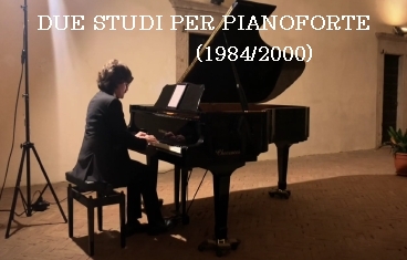 Due studi per pianoforte - video