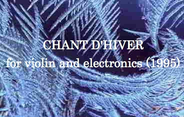 Chant d'hiver - video