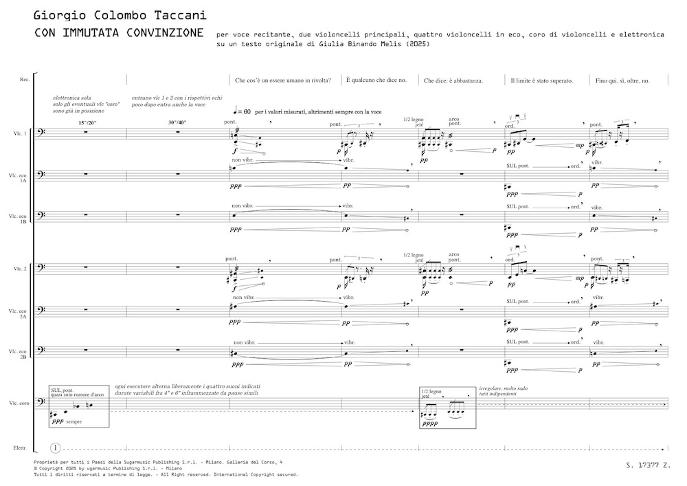 Con immutata convinzione
